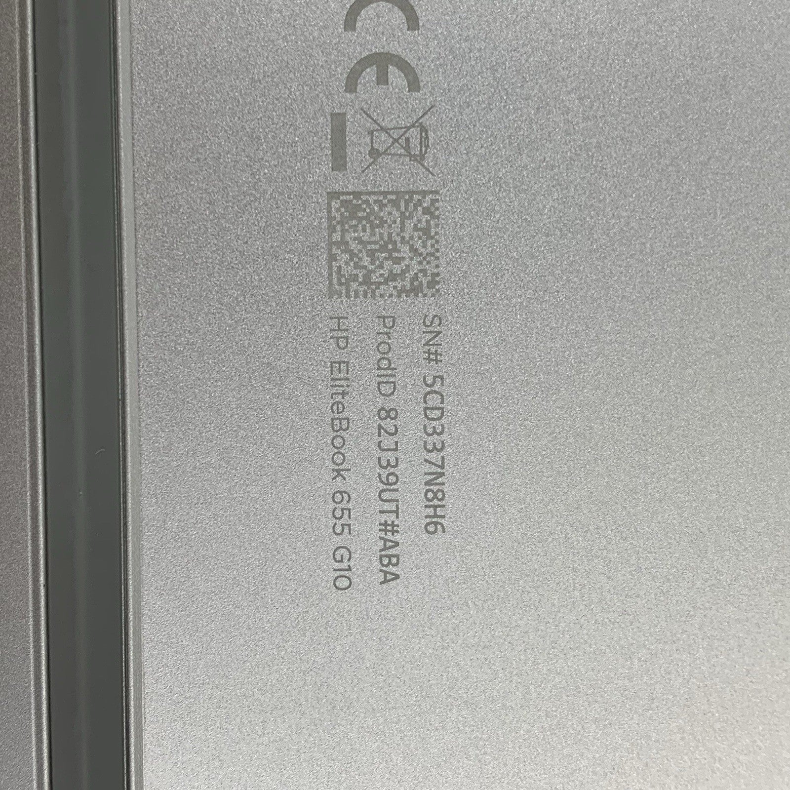 HP EliteBook 655 G10 15.6" AMD Ryzen 7 Pro 7730U 2GHz 8GB RAM No SSD/OS/AC Dent9