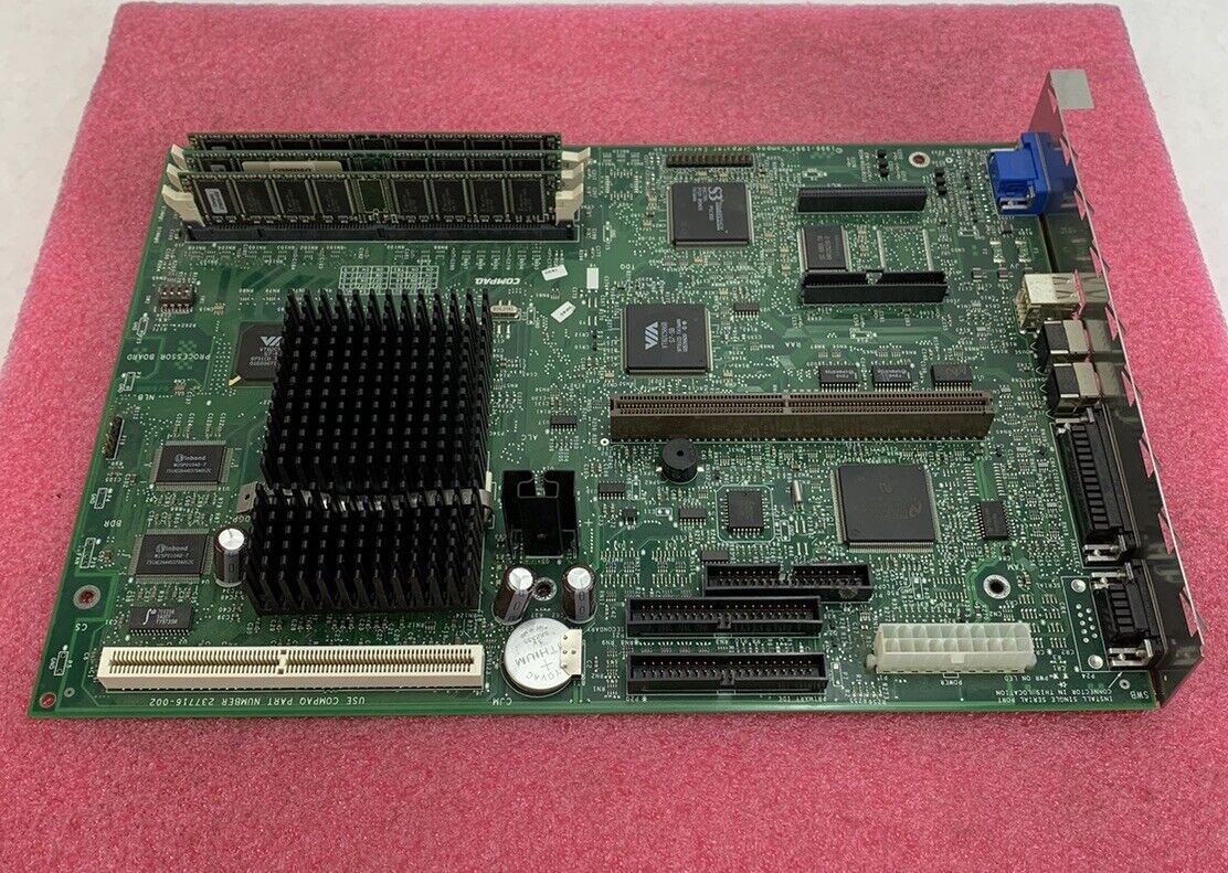 Compaq 007426-012 Motherboard Intel Pentium MMX 166MHz 48MB RAM