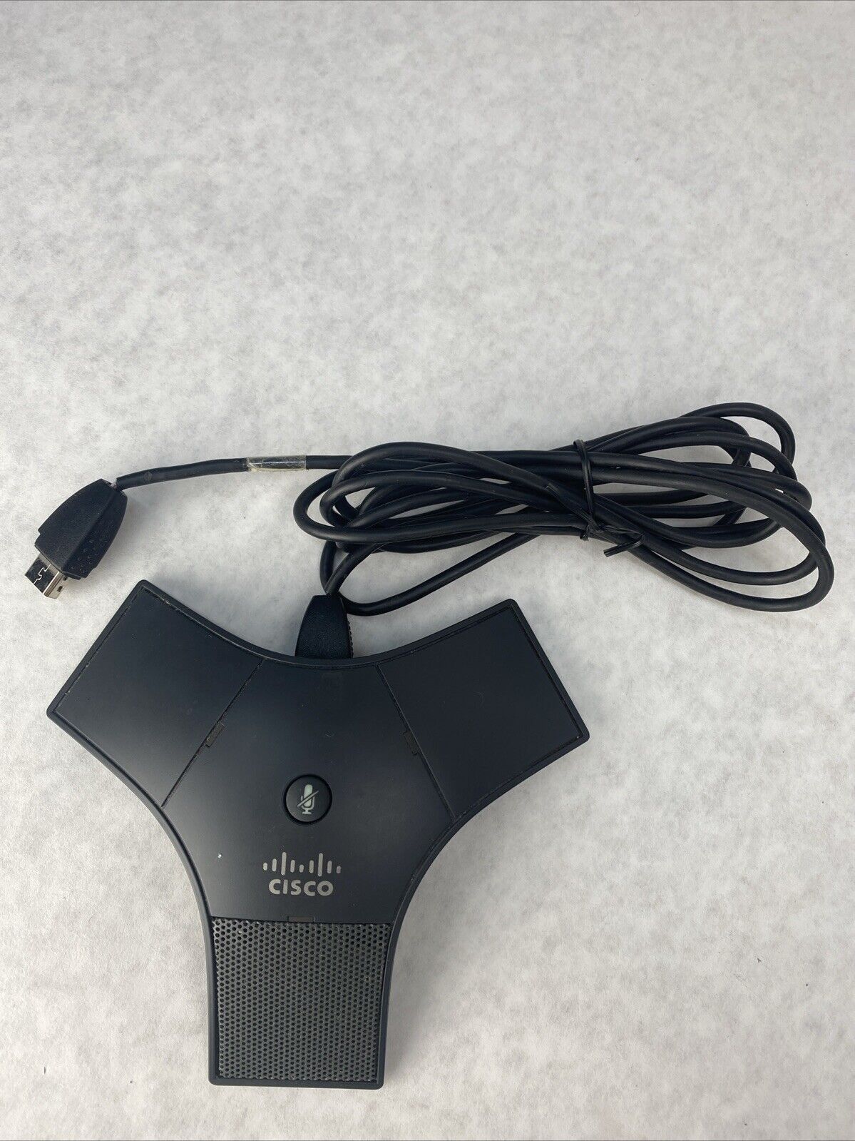Lot( 4 ) Cisco 2201-40140-001 Wired Conference Speaker External Mic Pods w Cord