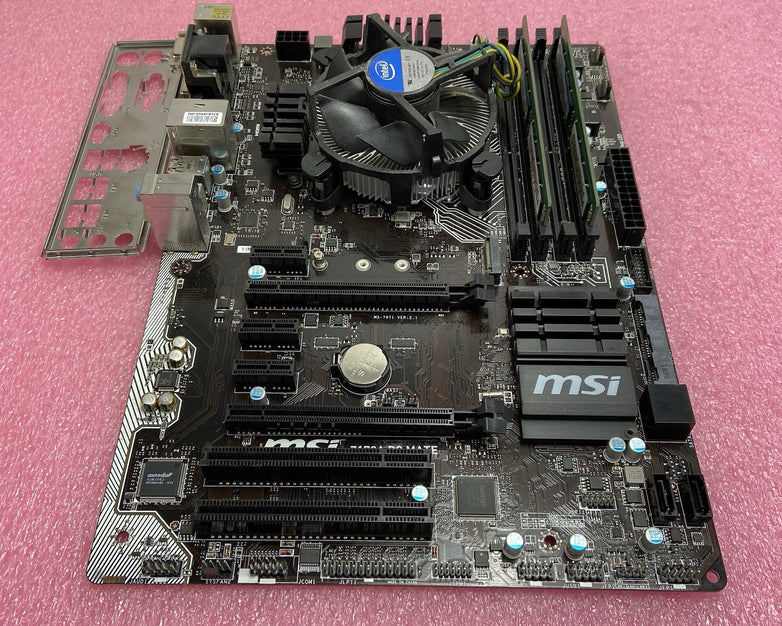 MSI MS-7971 Motherboard Intel Core i5-6600K 3.5GHz 8GB RAM w/Shield