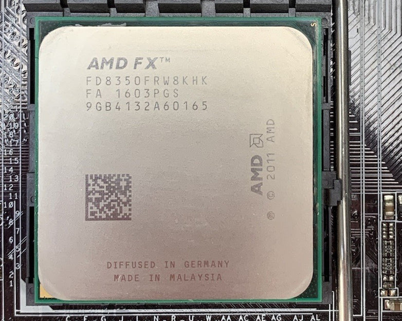 Asus MSA99FX Pro R2.0 Motherboard AMD FX-8350 4GHz 8GB RAM 2 Sticks No Shield