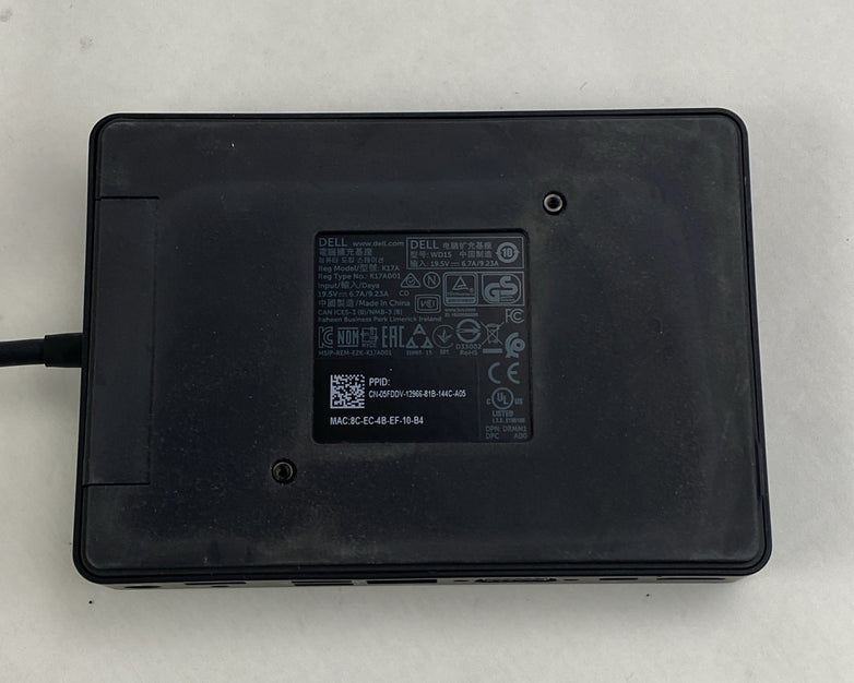 Dell WD15 USB-C Docking Station No Power Cord - Lot of 4