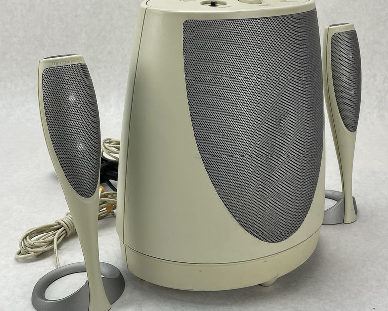 Harmon Kardon Computer Speakers HK695-01 Tested and Working Read Desc