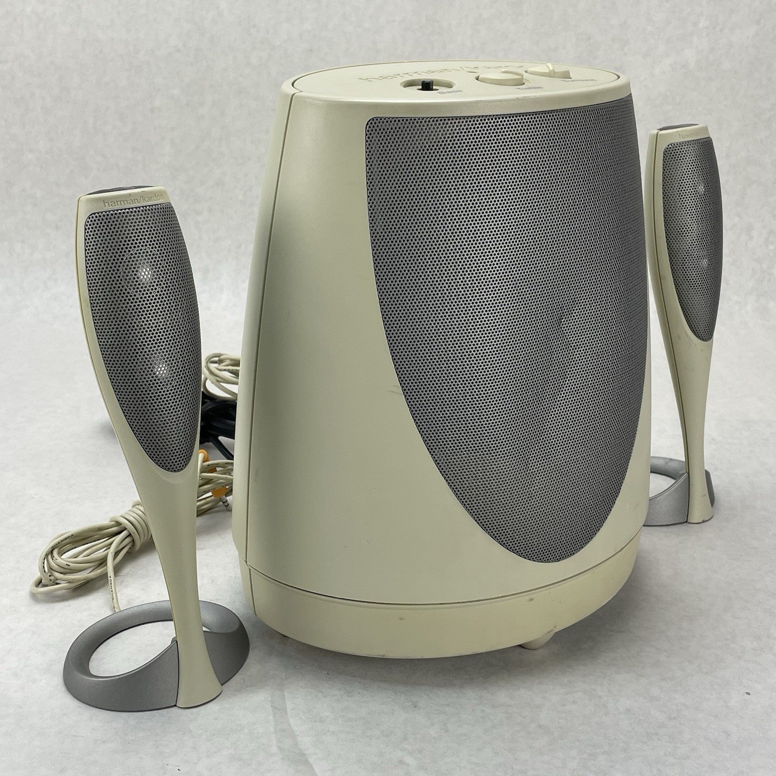 Harmon Kardon Computer Speakers HK695-01 Tested and Working Read Desc0