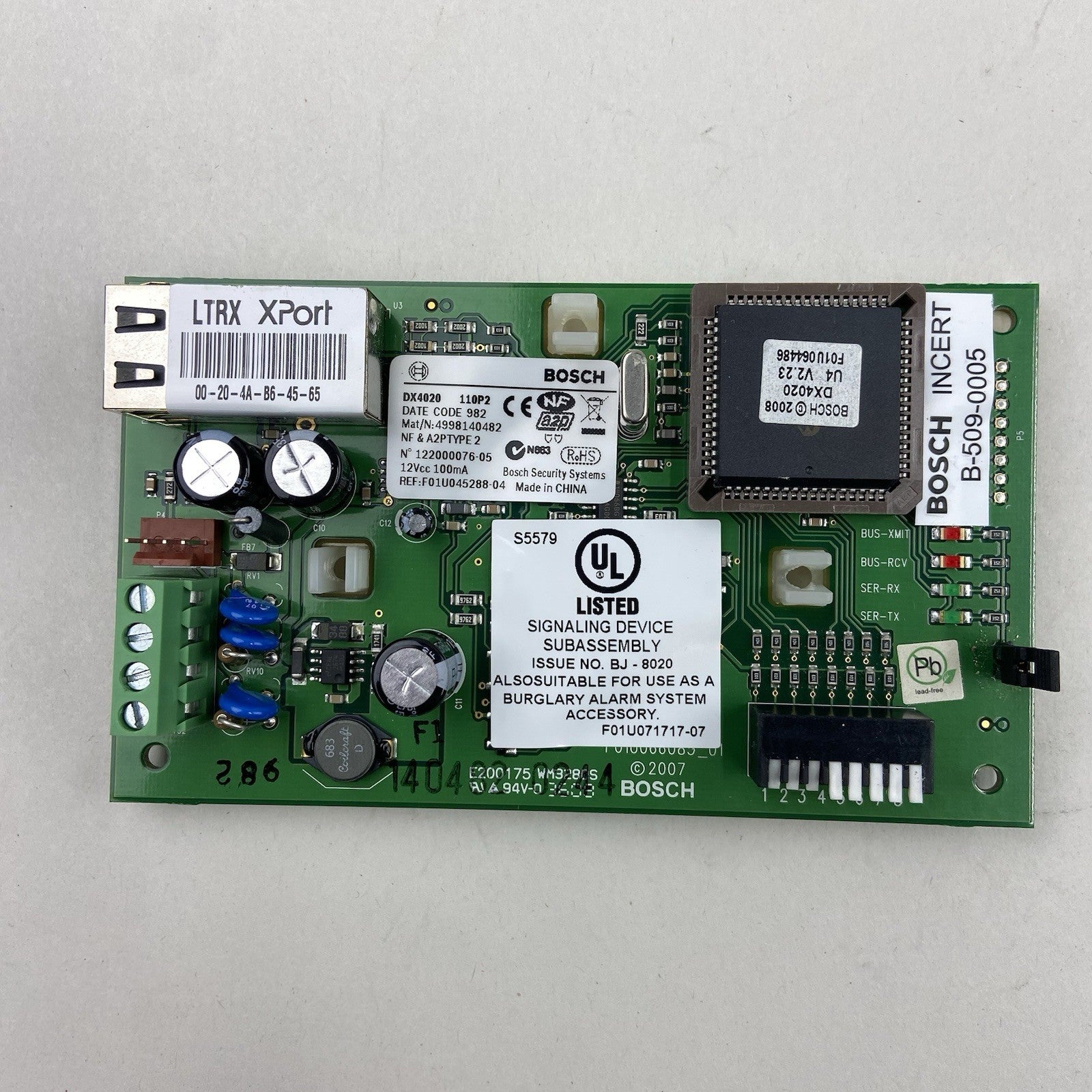 Bosch OEM DX4020 Conettix Ethernet Network Interface Module1