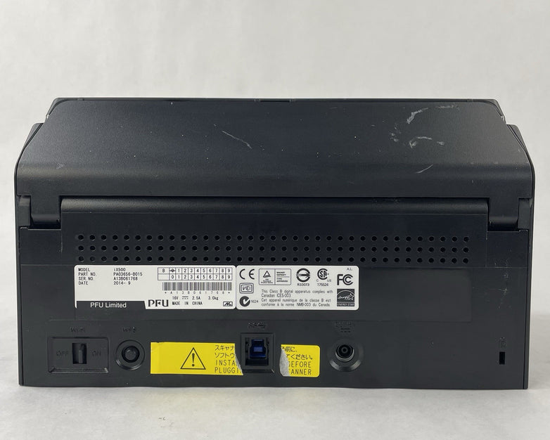 Fujitsu PA03656-B015 SnapScan ix500 Document Scanner No AC - Tested