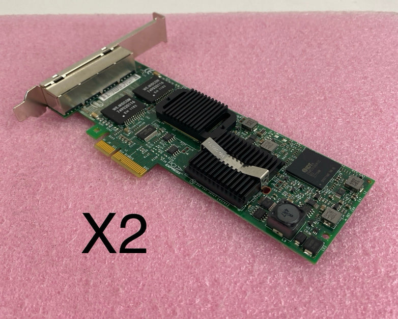 Intel MY-OHM9JY-12402-18C-00QY-A00 Network Adapter Card Lot of 2