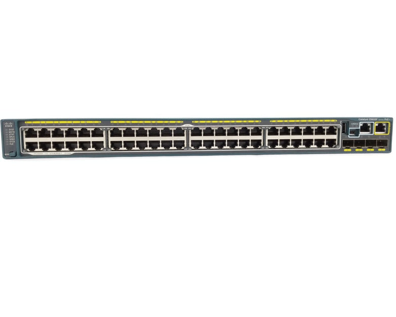 Cisco WS-C2960S-F48LPS-L Switch 48 Port Fast Ethernet PoE+ 4x Gigabit SFP
