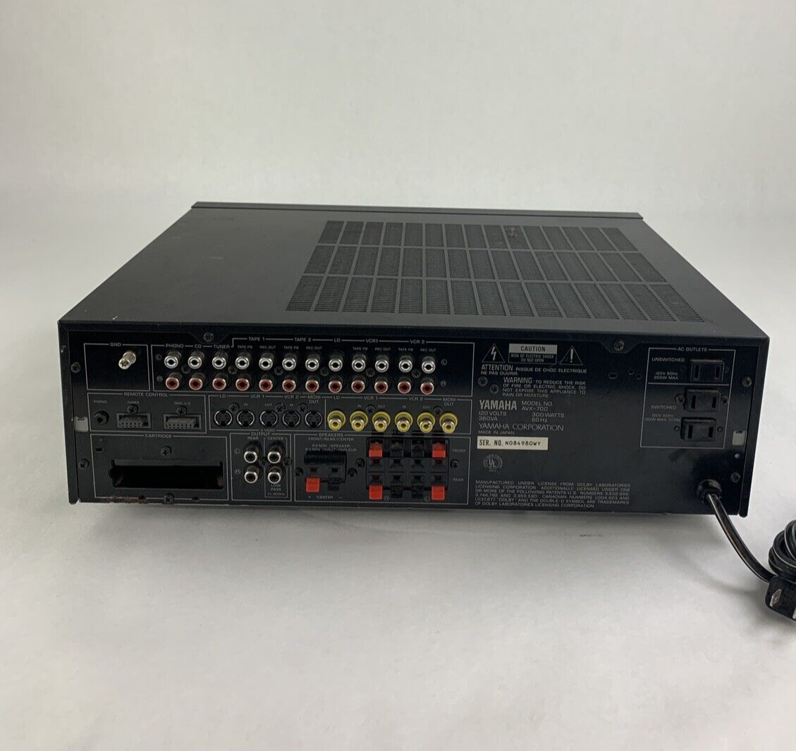 Yamaha AVX-700 Natural Sound Stereo Amplifier Parts and Repair