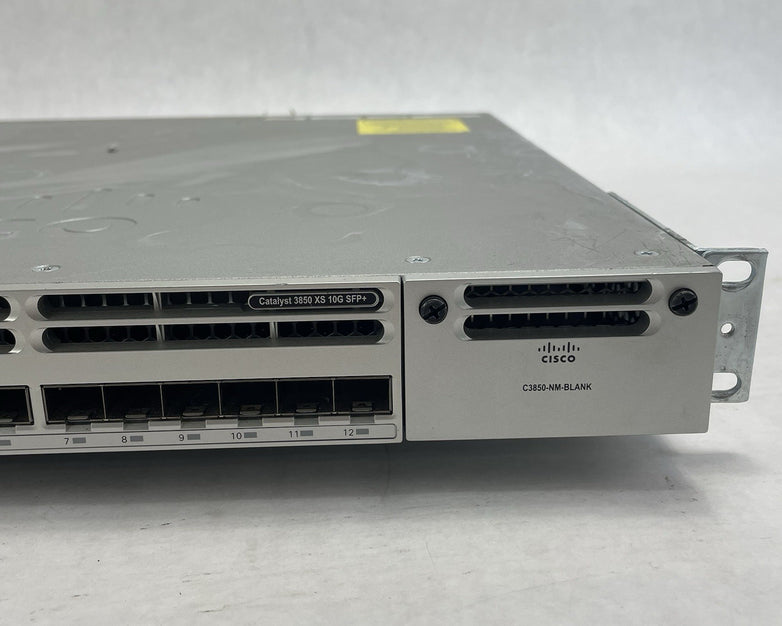 Cisco Catalyst C3850-12XS-S V03 12 Port 10GB SFP+ Fiber Tested & Reset