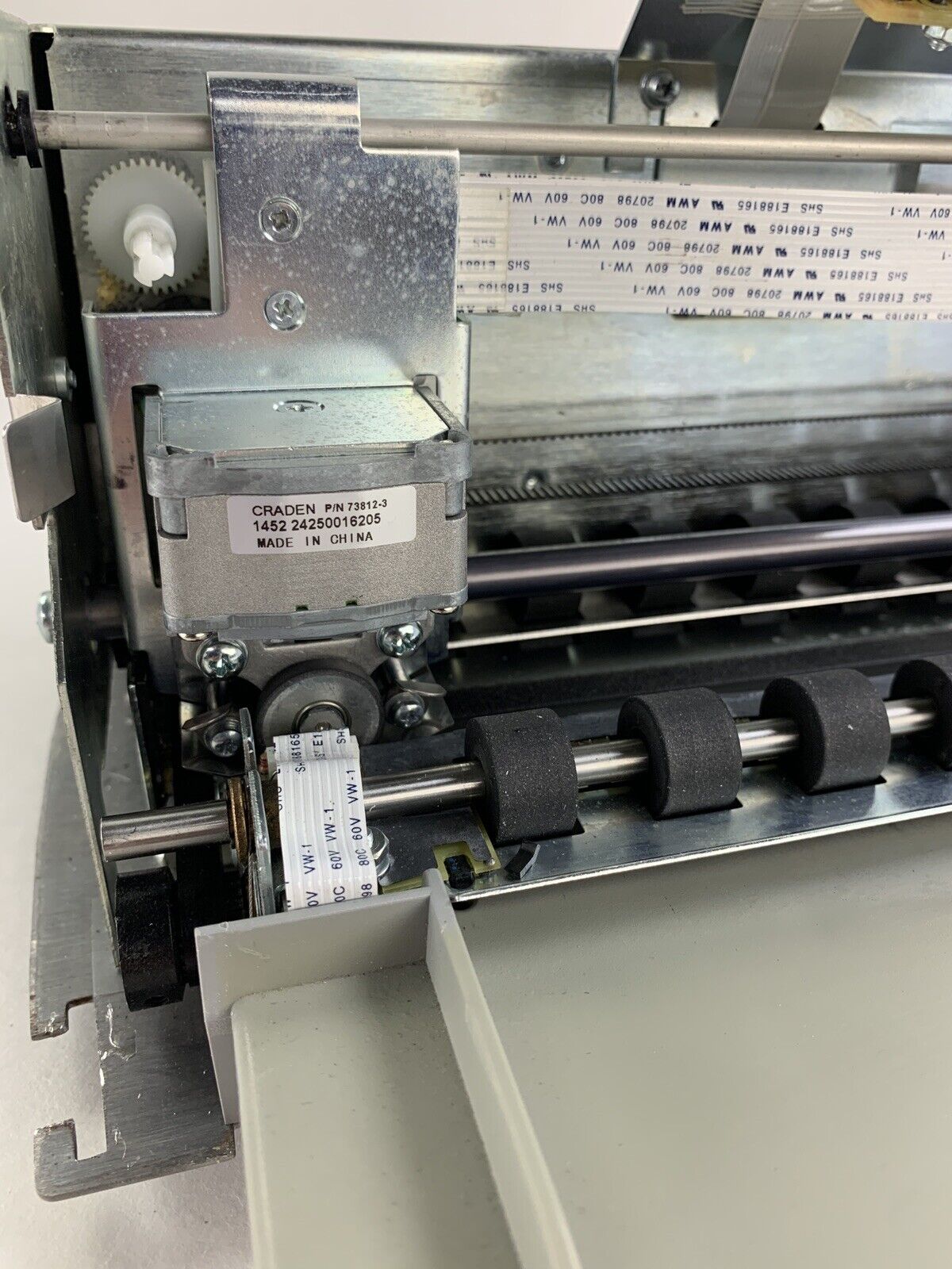 Craden Peripherals DP9 Passbook/Transcation Printer No Ribbon Bad Carriage Parts