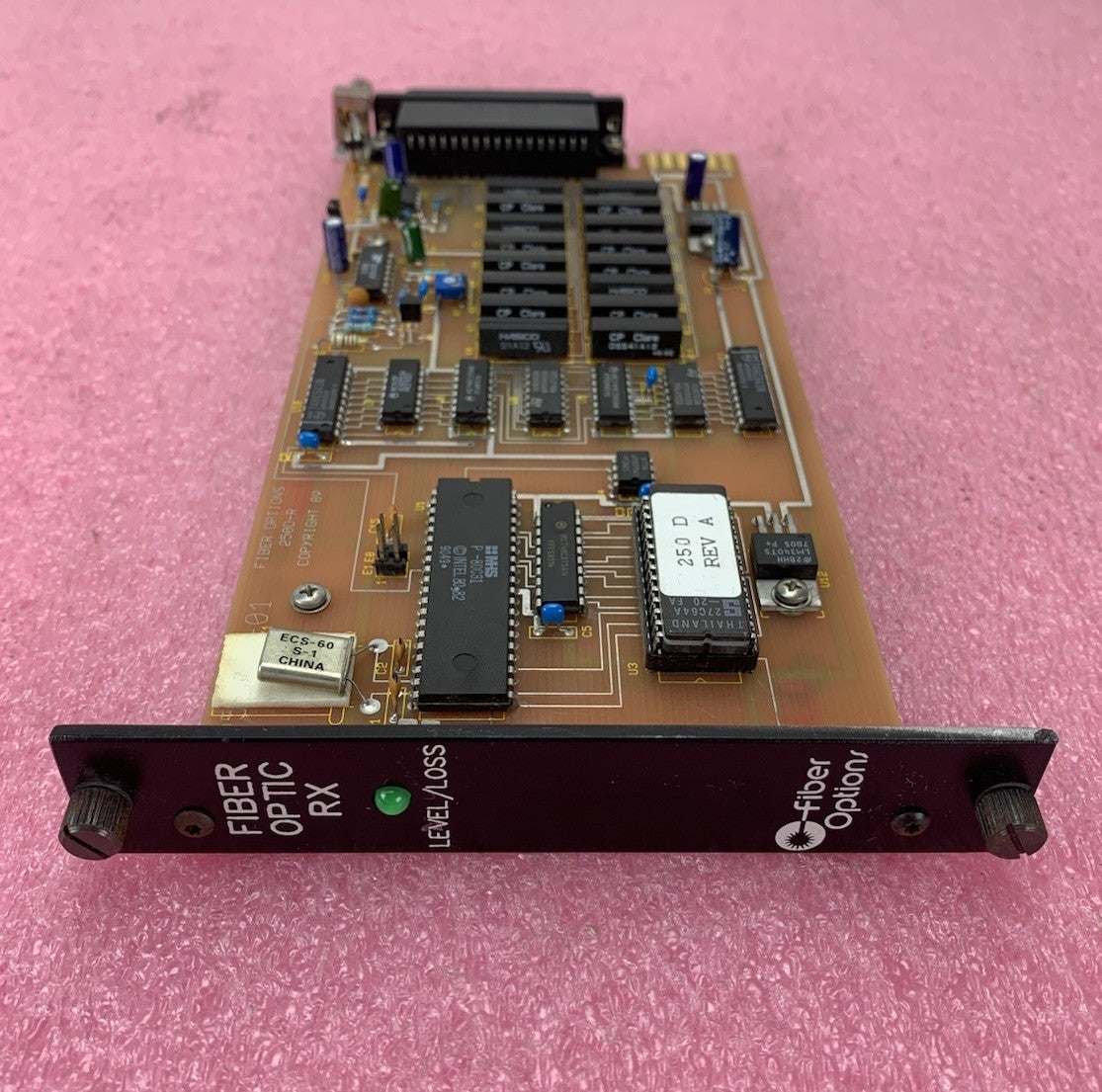 Fiber Options 250D-R-R/1BX3 Fiber Optic RX Receiver Card - Untested4