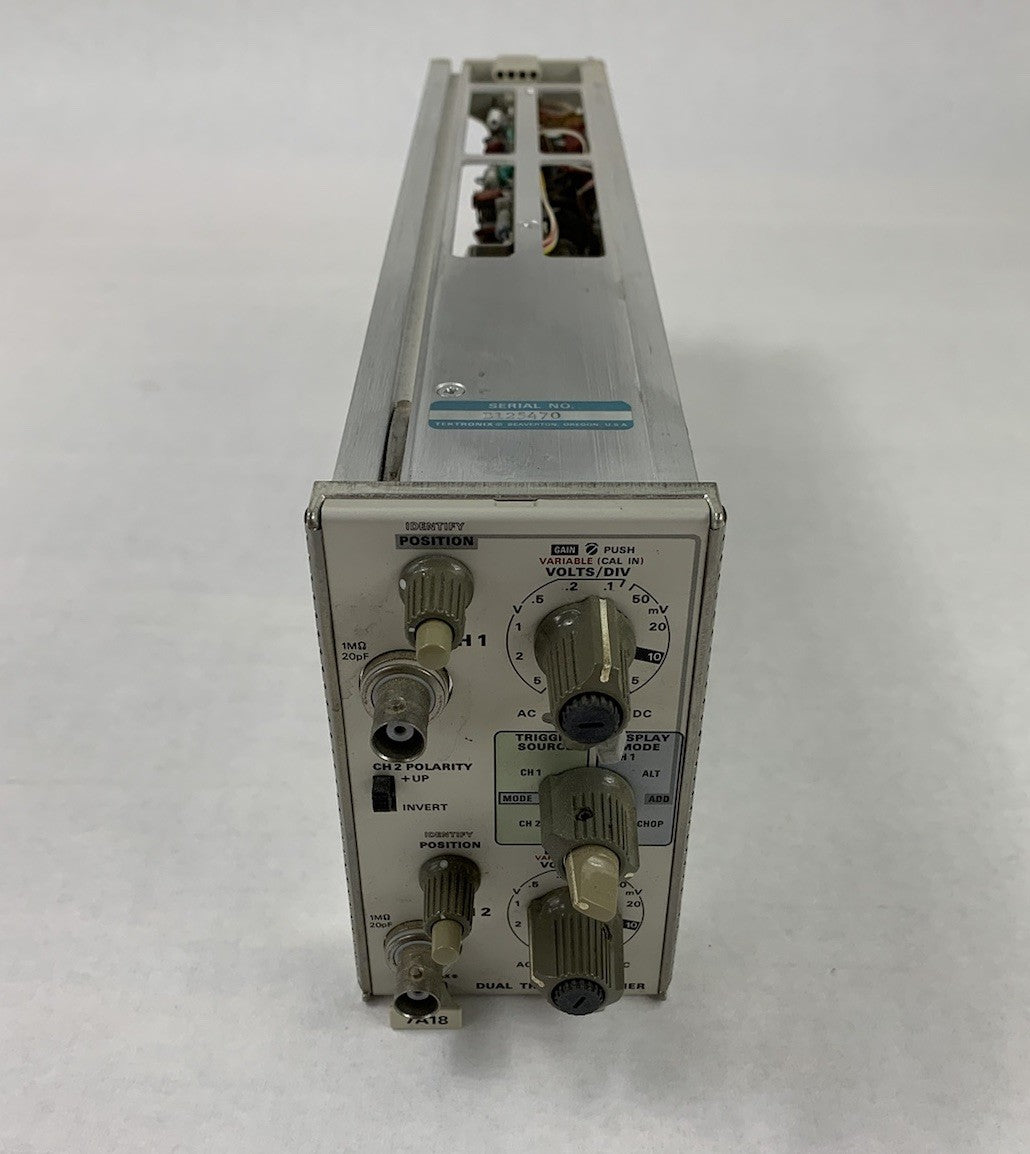 Tektronix 7A18 Dual-Trace Amplifier