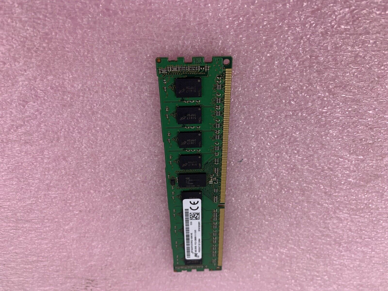 LOT OF 5 MT18JSF51272PDZ-1G6K1HF 4GB PC3-12800R-11-13-B1 2Rx8