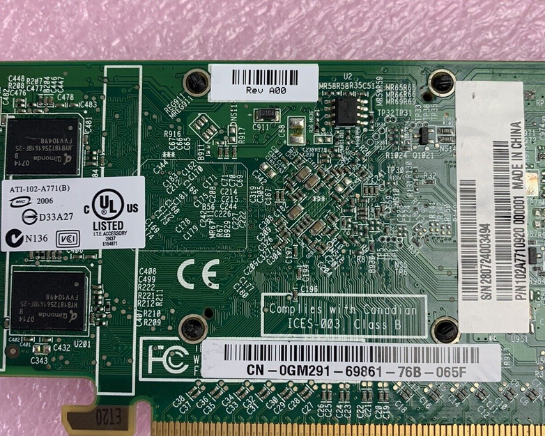 LOT of 3 Dell ATI Radeon 102-A771 Dell JJ461