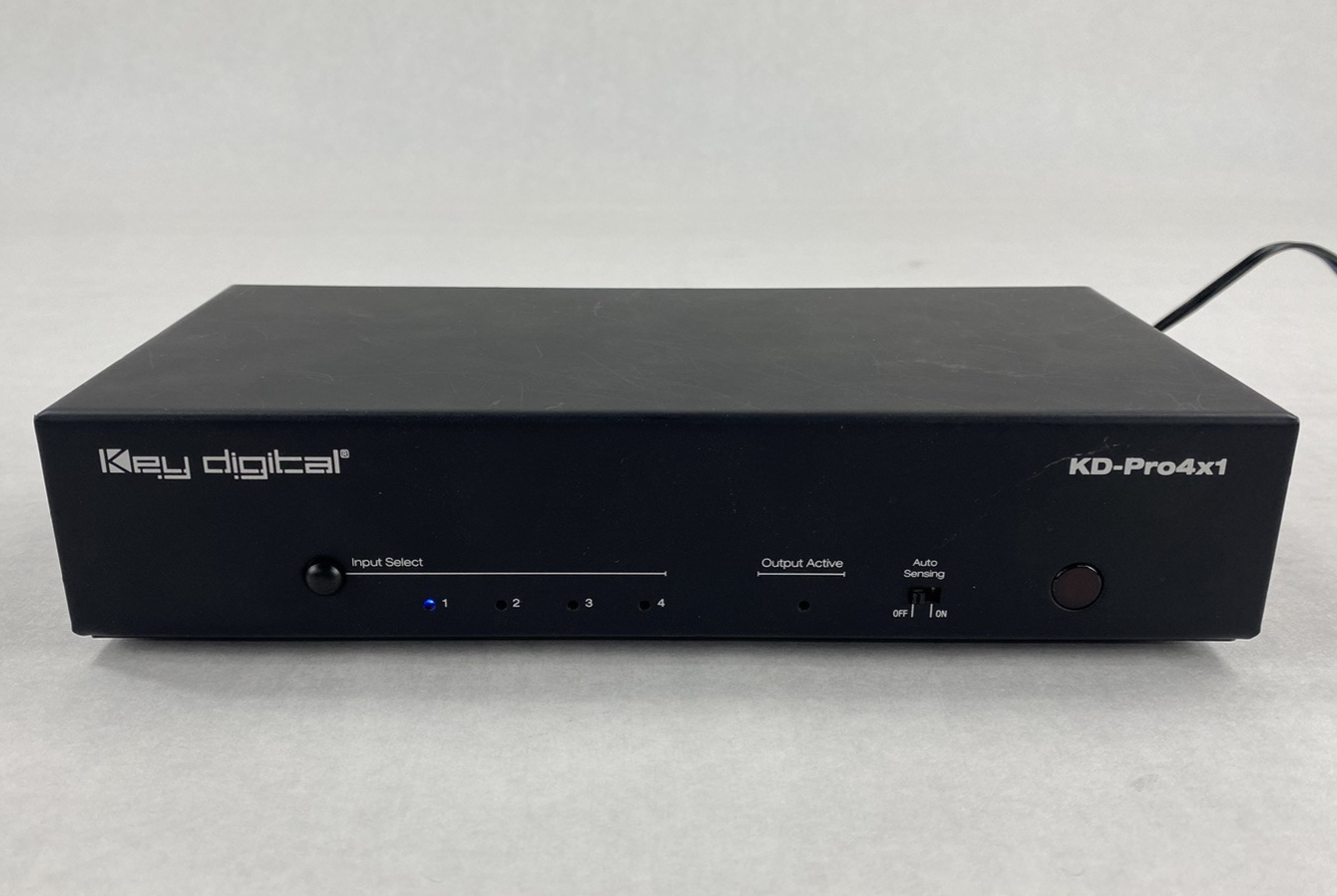 Key Digital KD-Pro4x1 HDMI Video Switcher No AC Adapter Power Tested