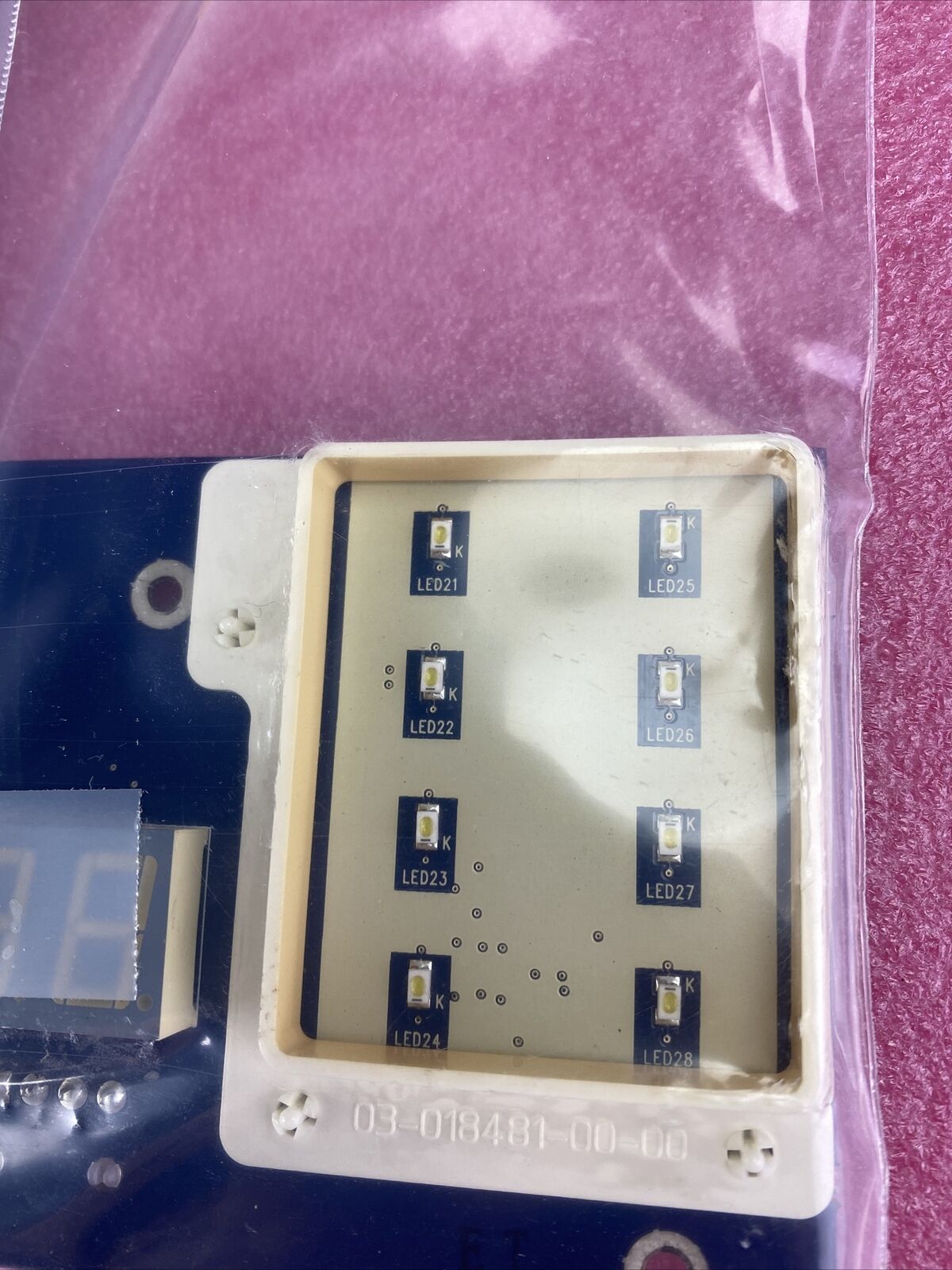 WMS 6779-018026-01-00 BB1 20 Line 5 Digit 7 sec Display Board R04SGMA