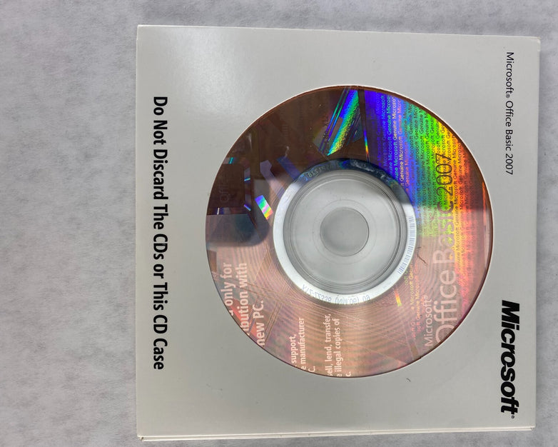 Microsoft Office 2007 Basic Edition BE UNSEALED English for Dell 0YY660 Windows