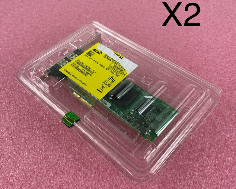 QLogic PX2510401 Dual-Port 4GB Fibre Channel Host Bus Adapter - Lot of 2