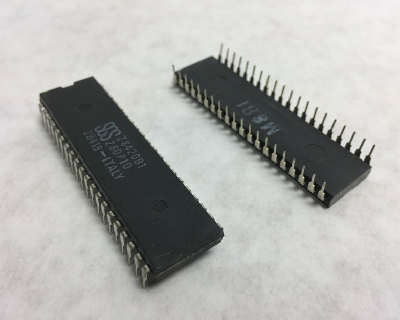 (2)  SGS Z8420B1 PIO Parallel In/Out Controller   NOS  Lot of 2