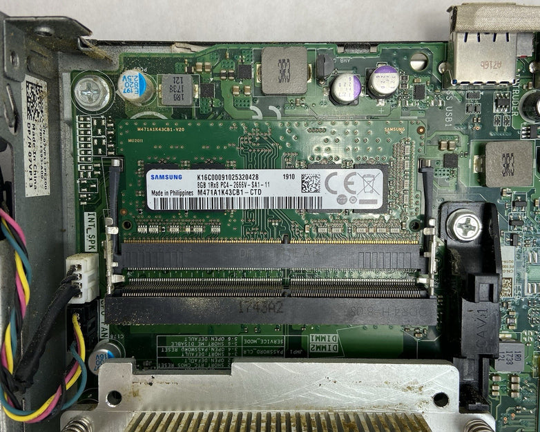 Dell Optiplex 3050 Micro Intel Core i3-6100T 3.2GHz 8GB RAM w/AC No HDDOS