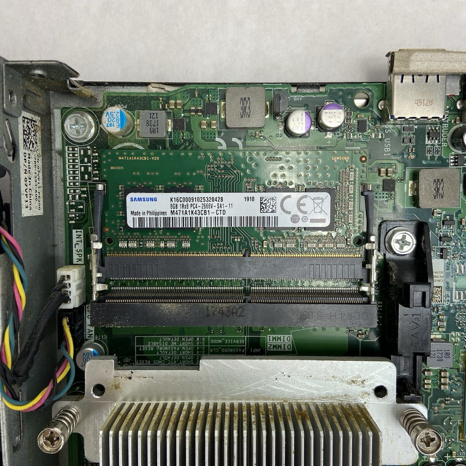 Dell Optiplex 3050 Micro Intel Core i3-6100T 3.2GHz 8GB RAM w/AC No HDDOS12