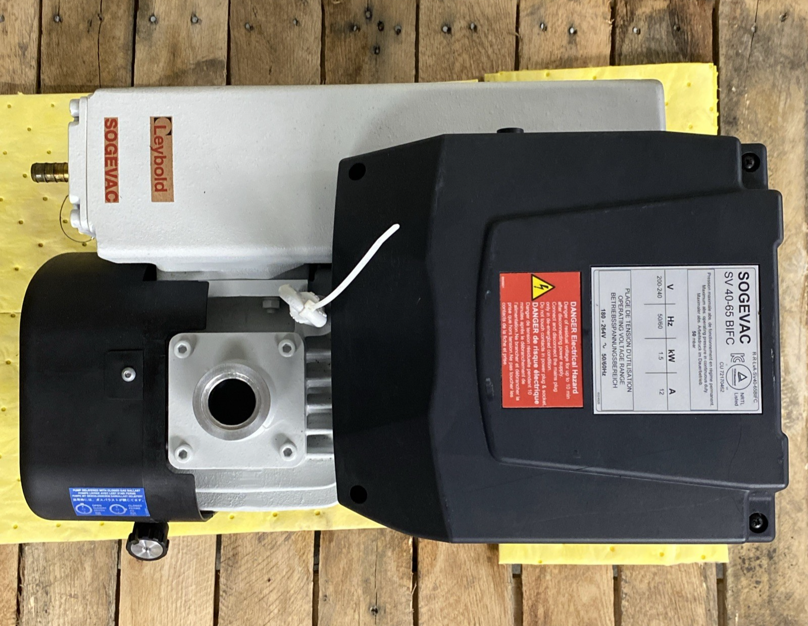 Leybold SOGEVAC SV40-65BIFC Vacuum Pump - Parts or Repair4