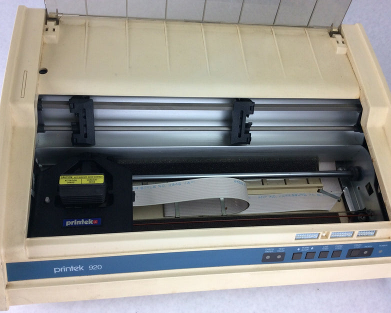 Printek Model 920 Dot Matrix Printer Serial