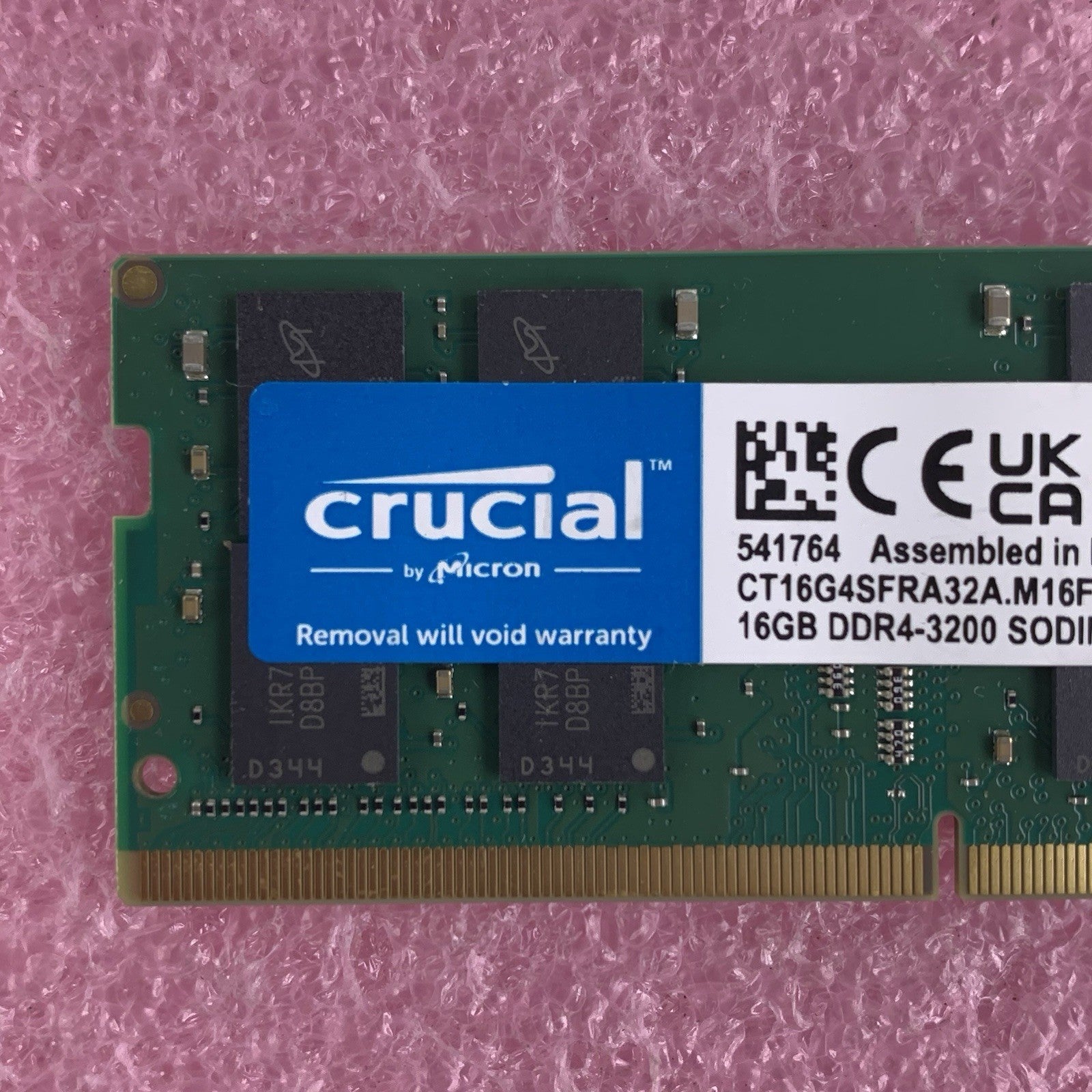 Crucial CT16G4SFRA32A.M16FRS 16 GB DDR4-3200 SODIMM Laptop Memory RAM2