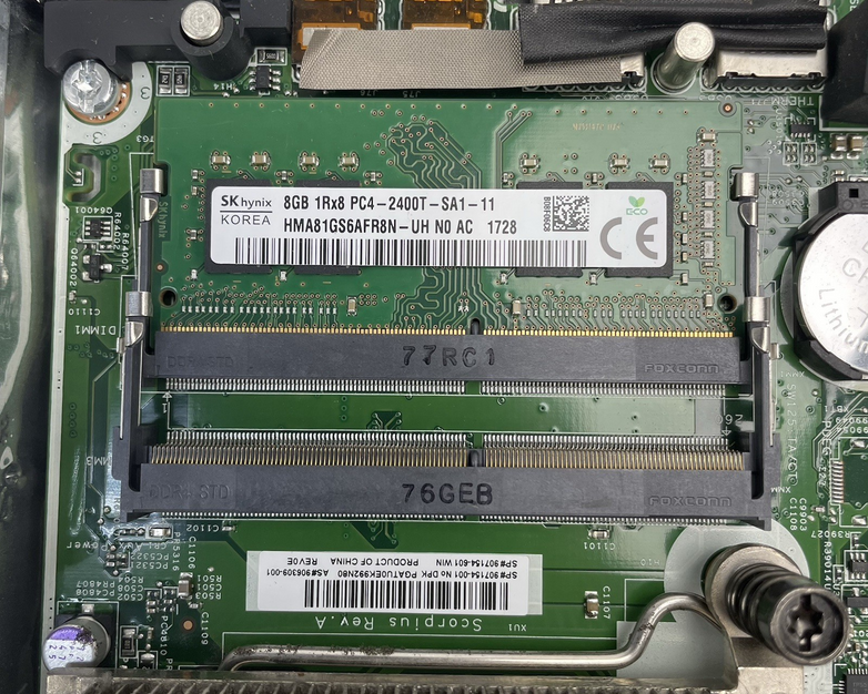 HP EliteDesk 800 G3 Micro i5-6500T 2.30 GHz 8 GB RAM No SSD/OS/AC