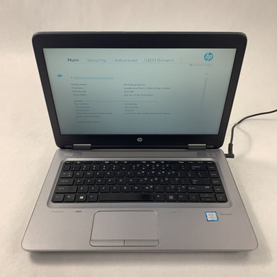 HP Probook 640 G3 14" i5-7200U 2.5 GHz 8 GB Ram No OS No HDD No Batt No AC