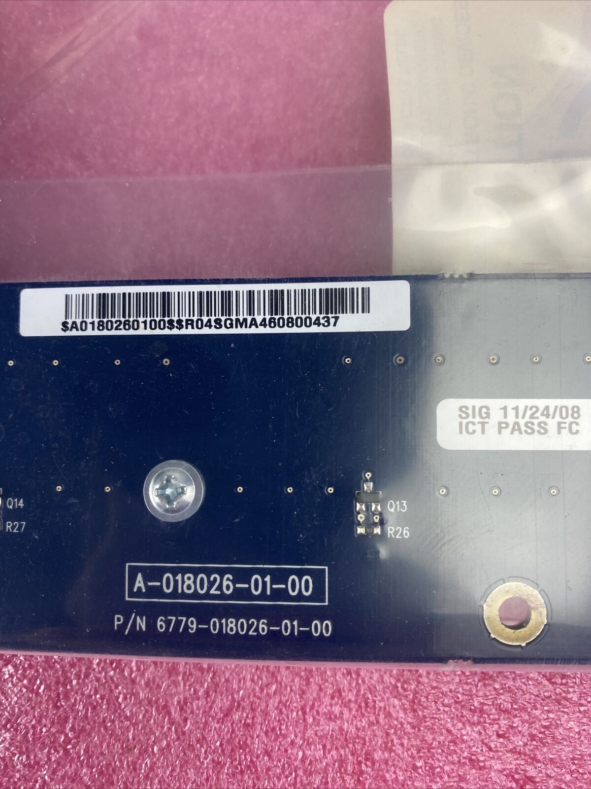 WMS 6779-018026-01-00 BB1 20 Line 5 Digit 7 sec Display Board A0180260100$$R04SG