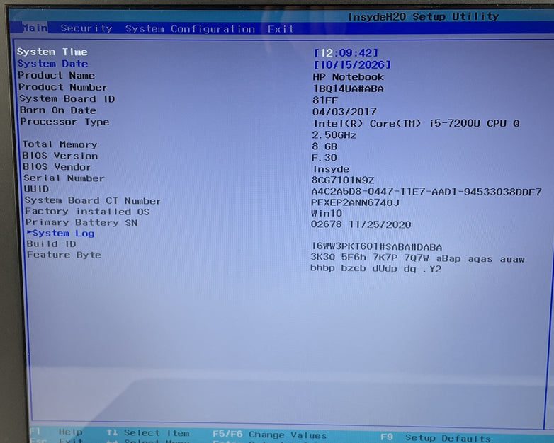 HP 17-x116dx 17.3" i5-7200U 2.50 GHz 8 GB RAM No SSD/OS/AC/Batt - READ