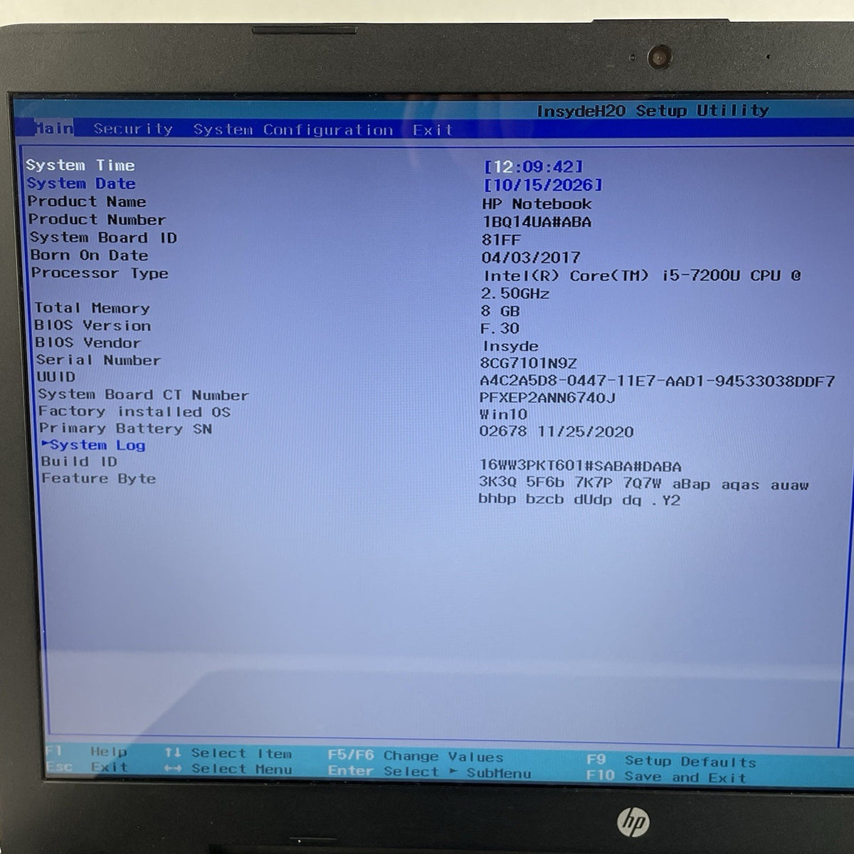 HP 17-x116dx 17.3" i5-7200U 2.50 GHz 8 GB RAM No SSD/OS/AC/Batt - READ3