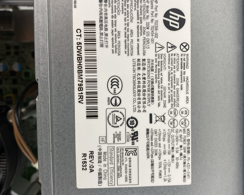 HP ProDesk 600 G1 MT Intel Core i5-4590 3.3GHz 8GB RAM No HDD No OS