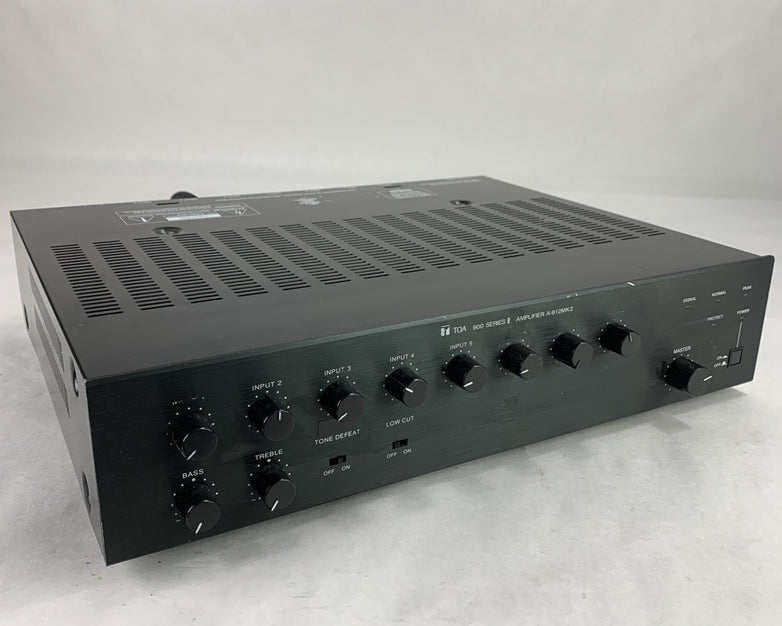 TOA Electronics 900 Series II 120W 8-Channel Modular Mixer Amplifier A-912MK2