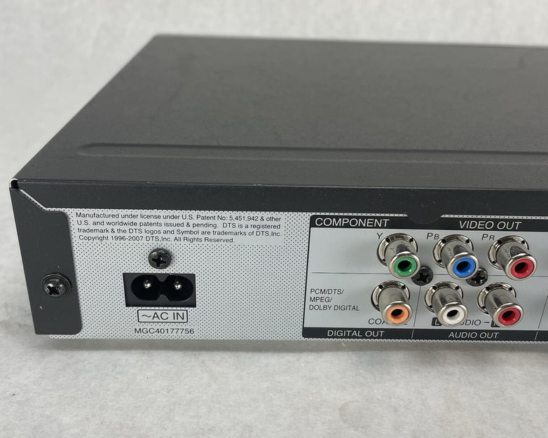 Sony RDR-GX257 DVD Recorder HDMI Tested Working No Remote No Power Cord