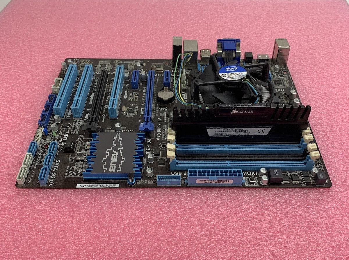 Asus P8H77-V LE Motherboard Intel Core i7-3770 3.4GHz 4GB RAM No Shield