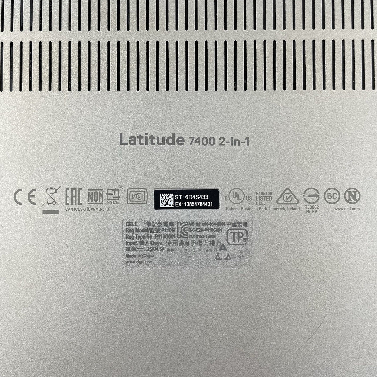 Dell Latitude 7400 2-in-1 14" i7-8665U 1.90 GHz 16 GB RAM No SSD/OS/AC17