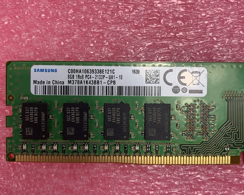 Samsung M378A1K43BB1-CPB PC4-2133P-UA1-10 8GB 1Rx8 Desktop Memory RAM
