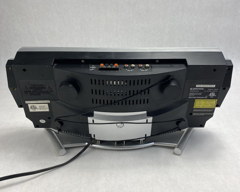 Emerson MS3108 3 CD Changer AM/FM Radio With Speakers - For Parts or Repair
