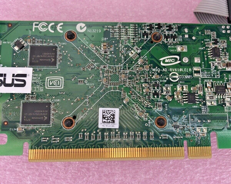 Asus ATI 0WX085 ad-rv610le Radeon HD2400 Pro 128MB VGA DVI GPU (Lot of 2)