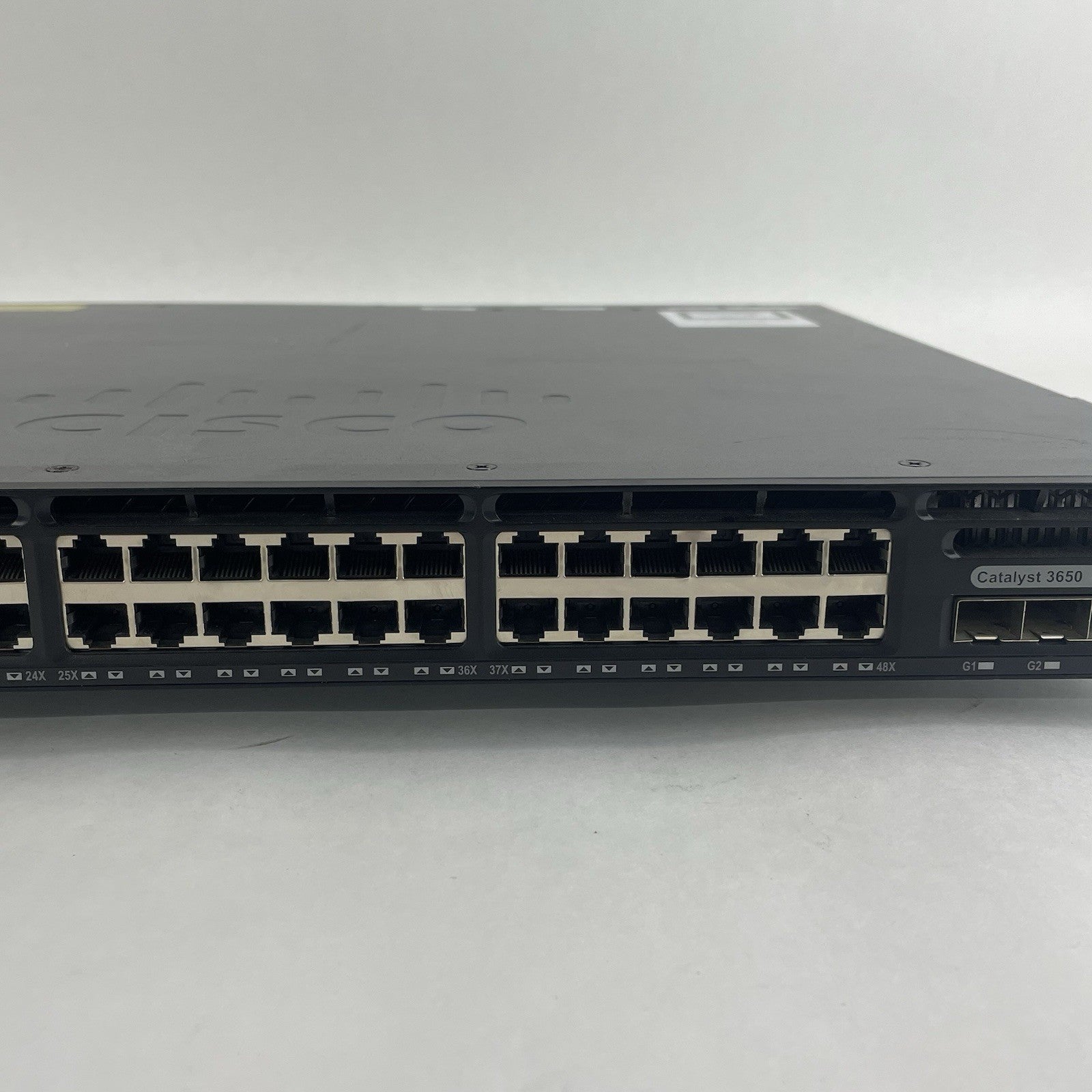 Cisco WS-C3650-48PS-S V01 Tested & Reset 2X PSU3