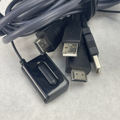 IOGEAR 2-Port HDMI KVM Switch USB Cables 1080p GCS32HU Power Tested