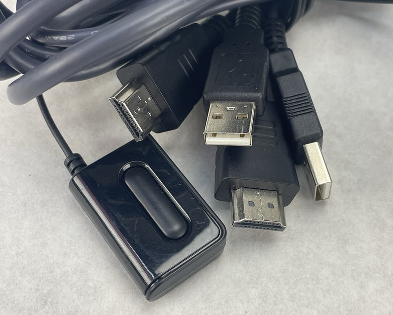 IOGEAR 2-Port HDMI KVM Switch USB Cables 1080p GCS32HU Power Tested