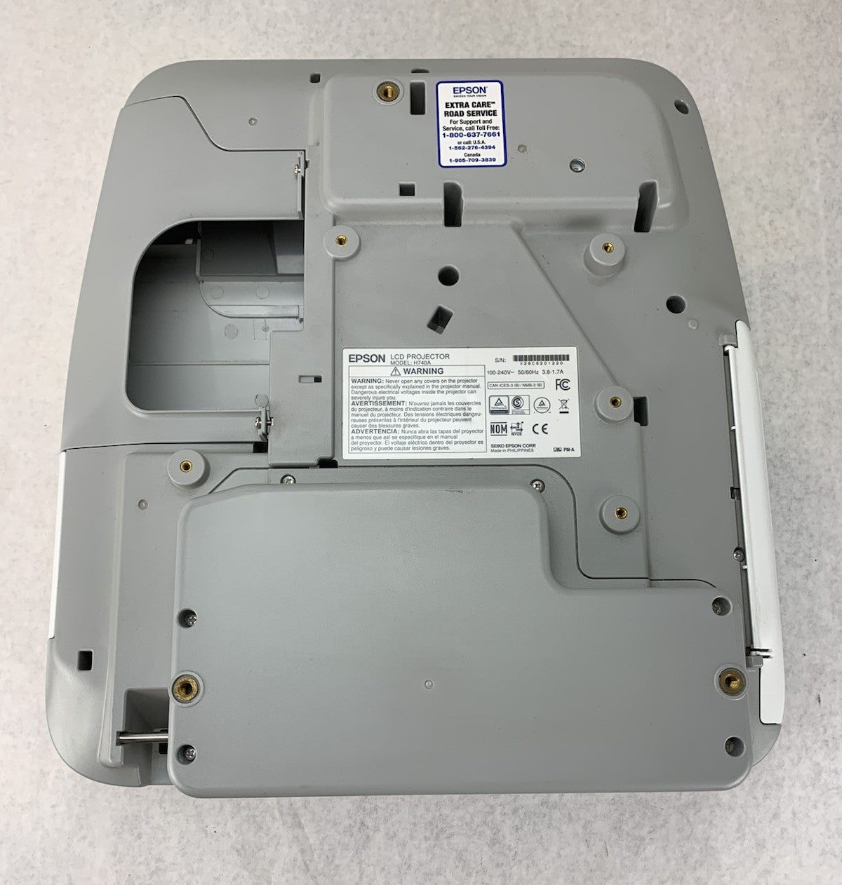 Epson PowerLite 695Wi H740A LCD Lamp Projector 2347 Lamp Hours - No Remote6