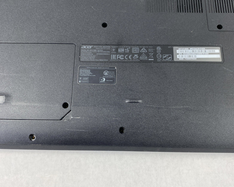 Acer Aspire A517-51 Core i7-8550U 1.8 GHz 8 GB RAM 17.3" No Battery No HDD No OS
