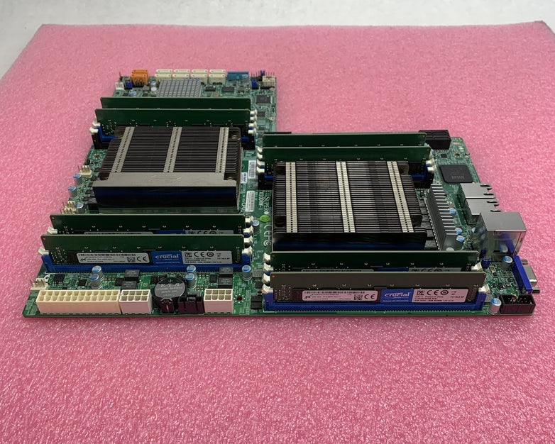 SuperMicro X10DRW-I Server Motherboard Intel Xeon E5-2630 V4 2.2GHz 32GB RAM