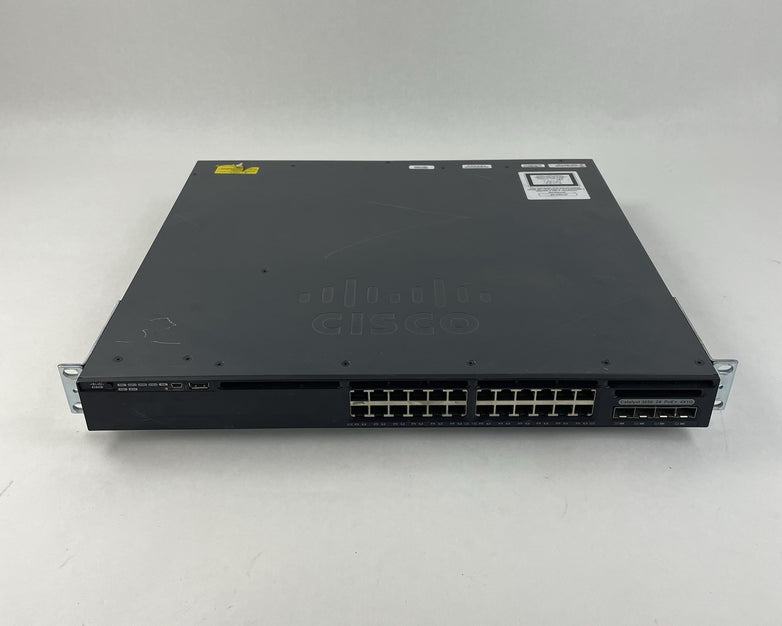 Cisco Catalyst WS-C3650-24PS-S V02 24-Port PoE+ 4x1G  1x PSU AC Tested & Reset