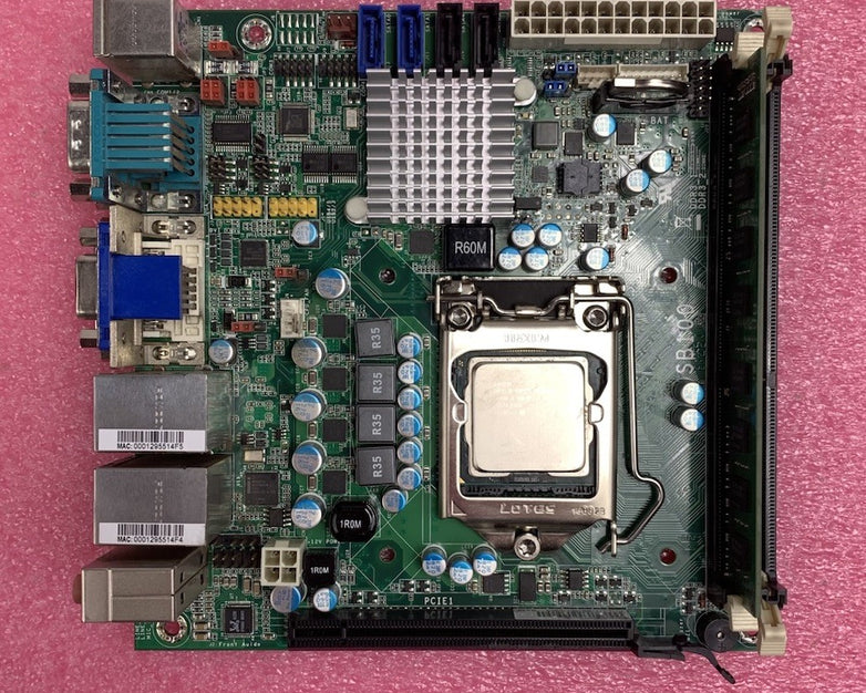 DFI SB100-NRM Motherboard Intel Core i7-2600 3GHz 2GB RAM w/ Shield